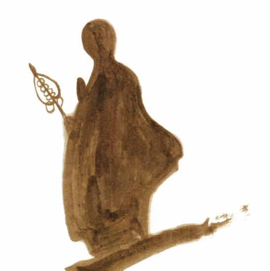 玄奘大师(图:选自学诚法师新书《苦乐人生》插图)