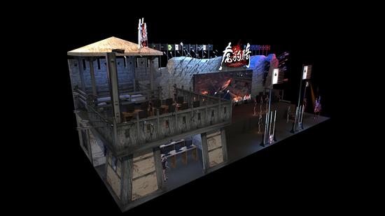 虎豹骑展台效果3