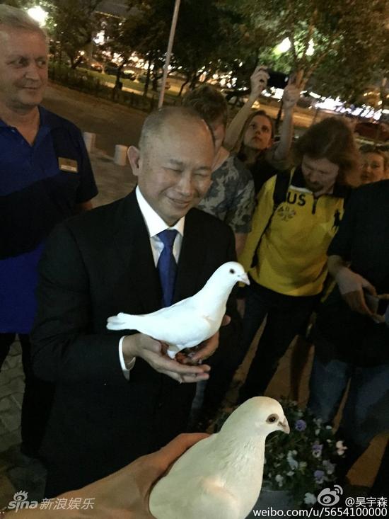 吴宇森与白鸽