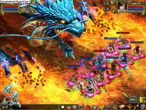 配图3：《问道》灭世狂龙初代BOSS“吞天”