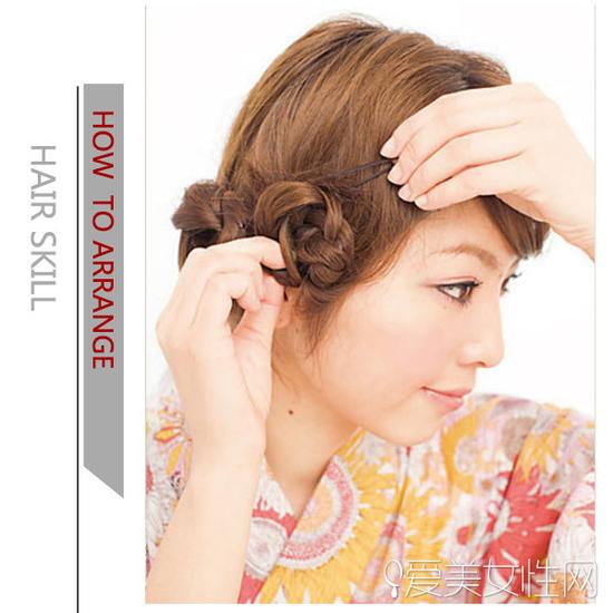 style2 饱满花环编发|和服|发型|扎发_新浪时尚_新浪网