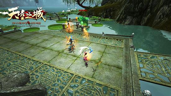 图5：如画般的湖心莲台