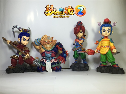 图5：《梦幻西游2》系列Q版人物手办之神态各异