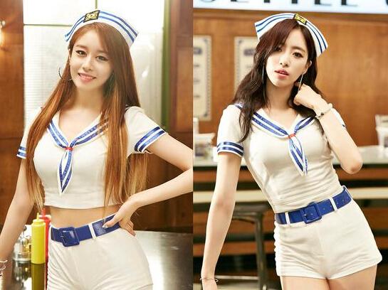 韩女团tara曝回归照水手服诱惑力十足