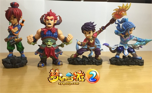 图4：《梦幻西游2》系列Q版人物手办之造型还原