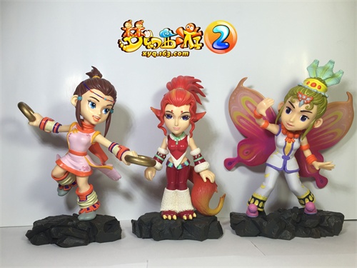 图7：《梦幻西游2》系列Q版人物手办之仙妖同行