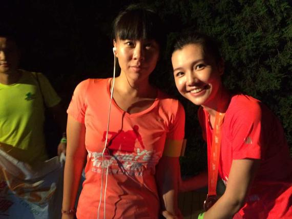 刘语熙钱红合影。