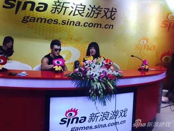 台湾明星许绍洋做客chinajoy2015新浪展台