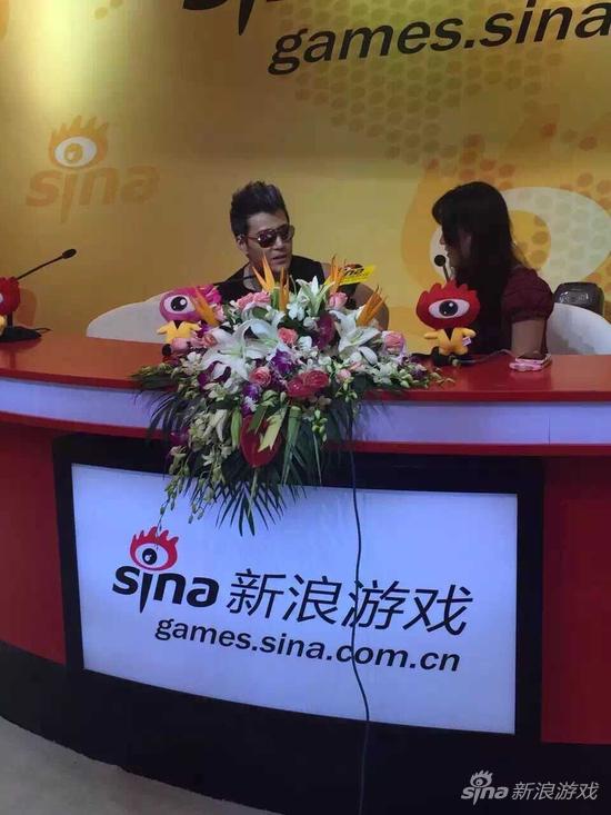 台湾明星许绍洋做客chinajoy2015新浪展台