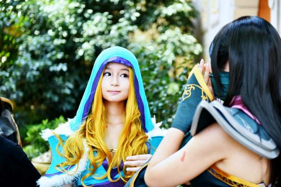 上海街头惊现DOTA2 Cosplay助威国际邀请赛