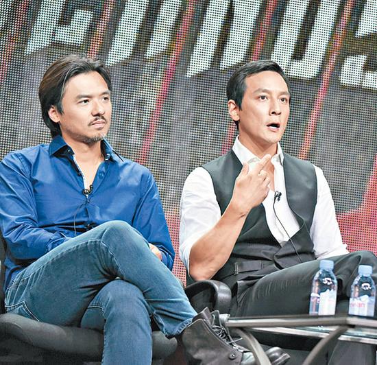 吴彦祖冯德伦赴美为新剧造势武打戏精彩