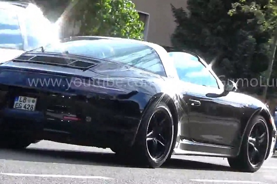 中期改款保时捷911 Targa测试谍照曝光  