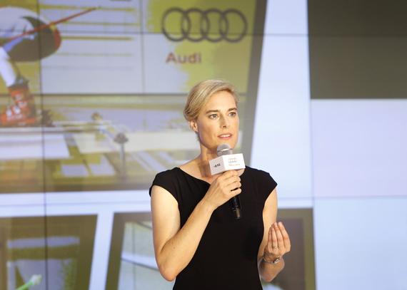 3.一汽-大众奥迪销售事业部副总经理桑德拉女士诠释奥迪品牌的冰雪基因