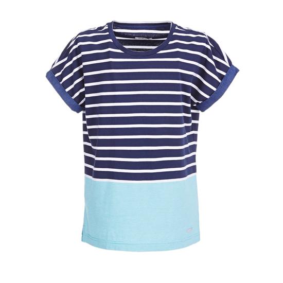 条纹拼色Tee 450 RMB