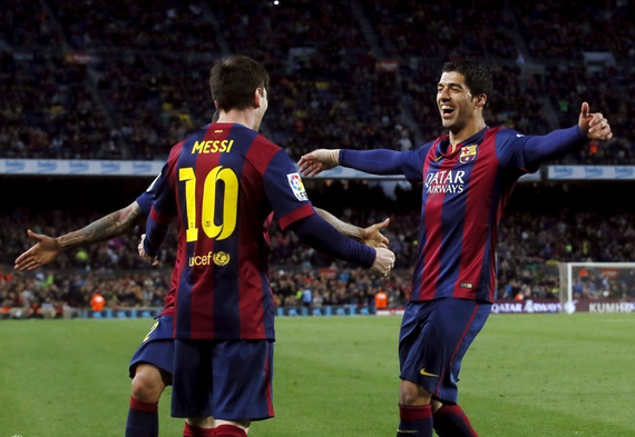 内马尔缺阵但无碍巴萨夺四冠