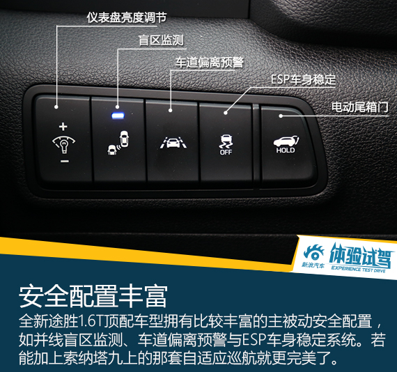 好看好开配置多 试驾北京现代全新途胜