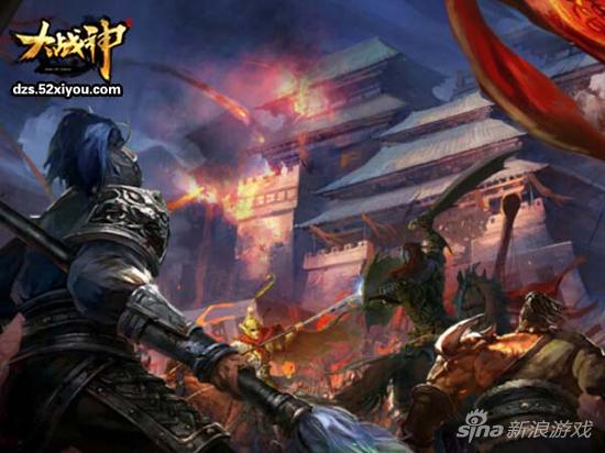 图2 《大战神》赤壁之战原画