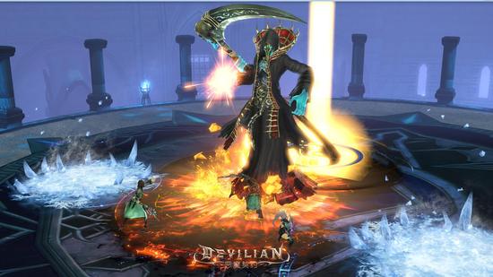 图4 《恶魔契约》狂战士与队友组队