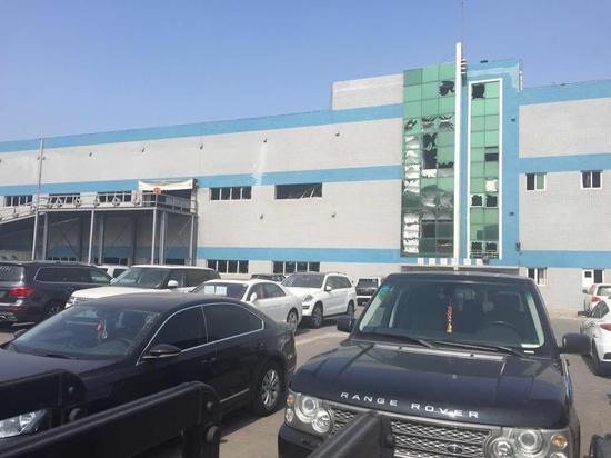 存储平行进口车一角