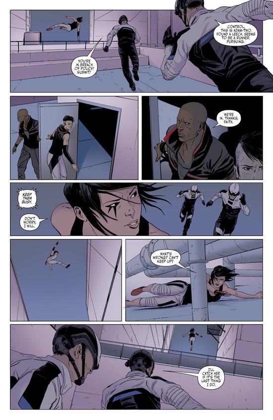 《镜之边缘》漫画