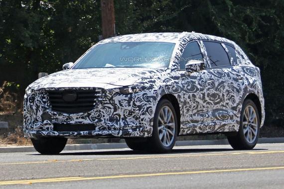 2017全新马自达CX-9美国测试谍照曝光