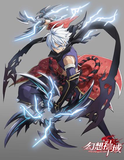 图2：男性手里剑职业原画