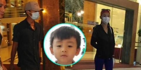 霆锋柏芝探望发烧儿聚半小时