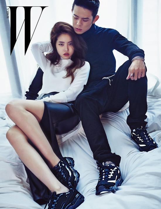 beenzino黄升言情侣写真 黑白搭干练经典