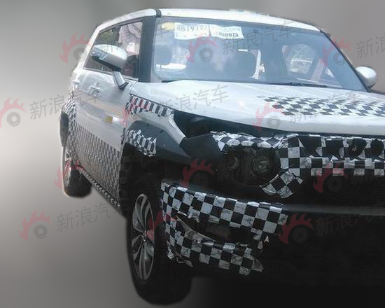 全新北汽BJ20紧凑型SUV谍照 参数曝光