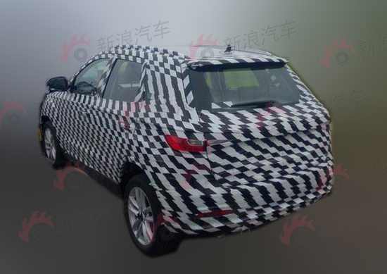 一汽全新SUV谍照详拍 隶属森雅系列