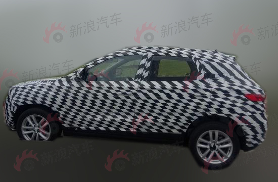 一汽全新SUV谍照详拍 隶属森雅系列