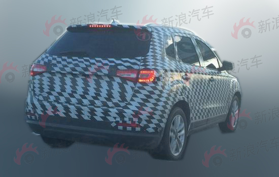 一汽全新SUV谍照详拍 隶属森雅系列