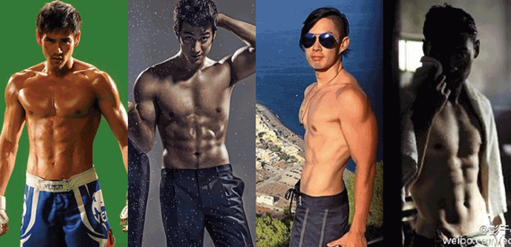 娱乐圈的健身男神们