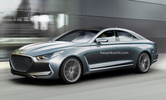 全新现代四门运动轿车假想图曝光