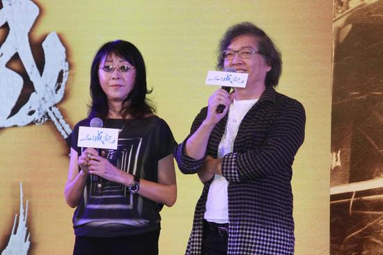 导演张婉婷与监制罗启锐