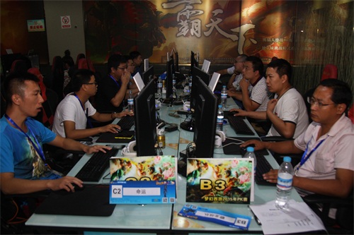 图5：山东赛区对战现场