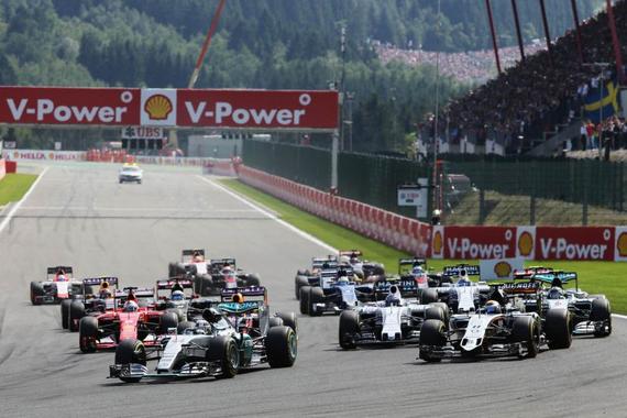 F1比利时站发车