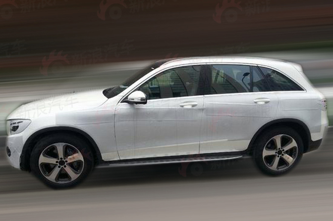 北京奔驰GLC低伪谍照曝光 车身大幅加长