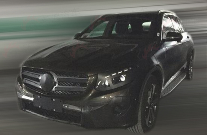 北京奔驰GLC低伪谍照曝光 车身大幅加长