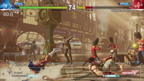 《街头霸王5》PS4帧数测试截图