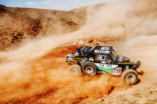 樊廷军在比赛中