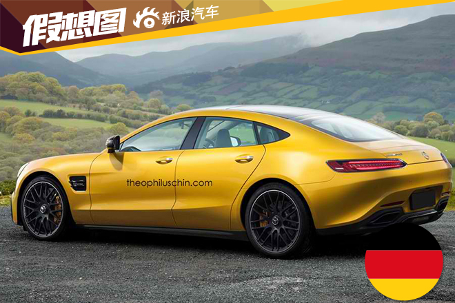 梅赛德斯-AMG GT4四门运动跑车最新假想图