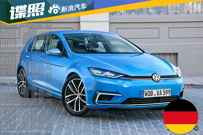 2019大众高尔夫Mk8谍照曝光 内部空间更大