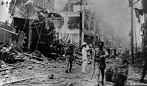 桂林保卫战时期的桂林城（资料图片）