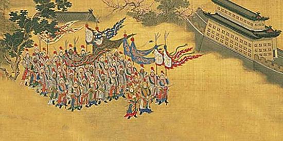 明朝"御林军方阵"