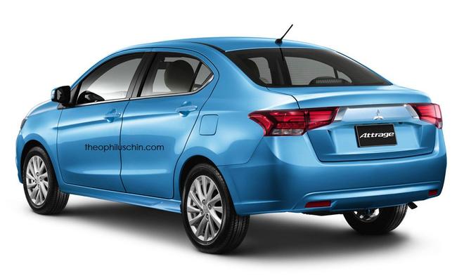 Mitsubishi Attrage rendering 02