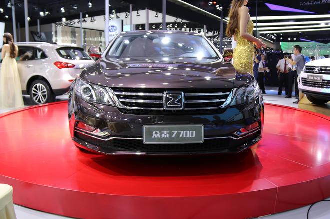 众泰Z700成都车展亮相 搭载1.5T/1.8T动力