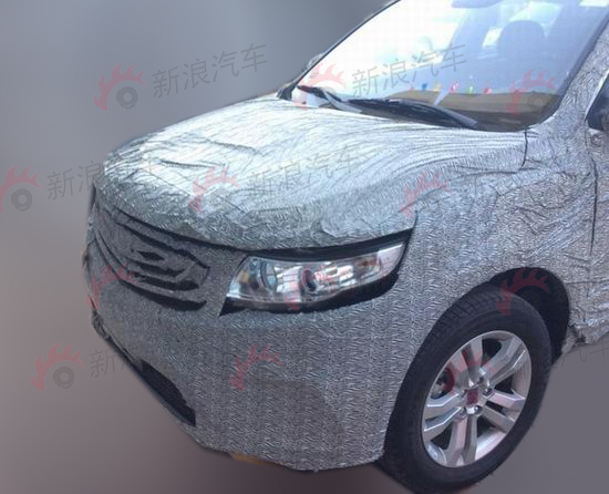 吉利GX7换代车型谍照曝光 提升经济性