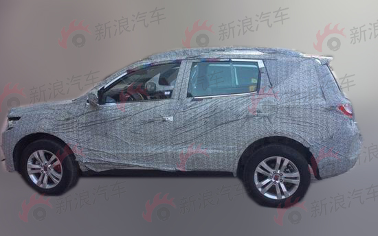 吉利GX7换代车型谍照曝光 提升经济性