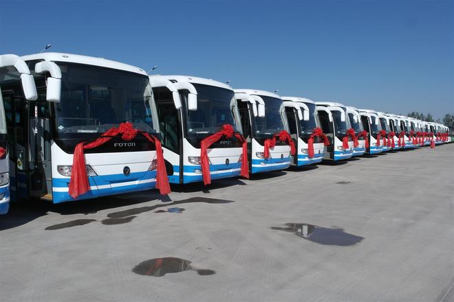 交付银川公交的欧辉客车